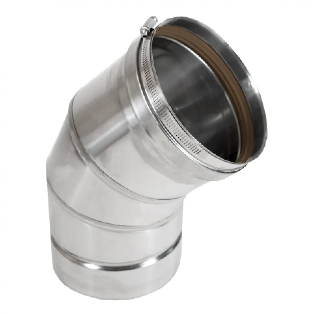 FLEXMASTER FLEXMASTER Z-Vent Special Gas Single Wall 45° Elbow FLEXMASTER FLEXMASTER Z-Vent Special Gas Single Wall 45° Elbow
